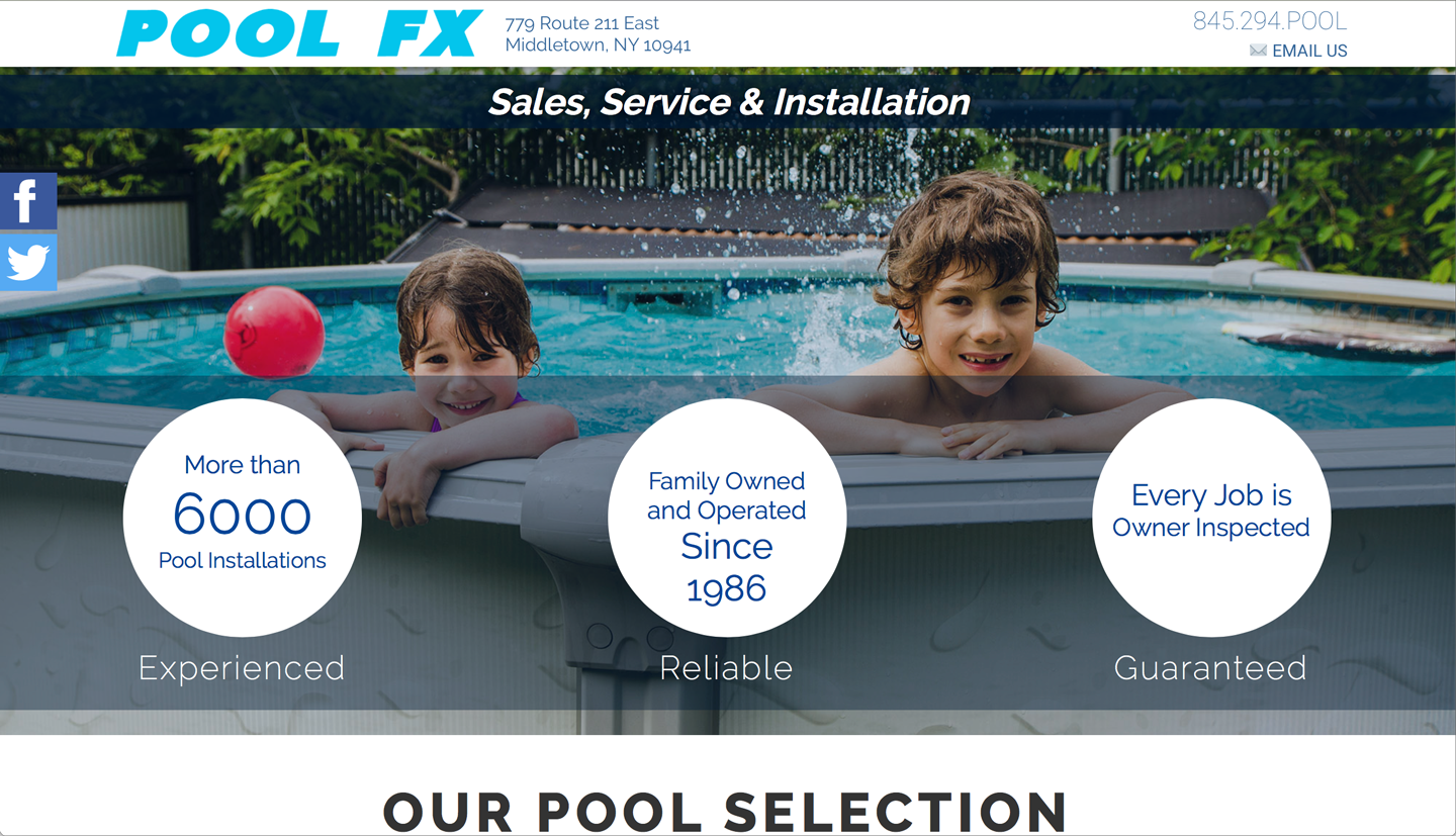 PoolFX Inc. Website